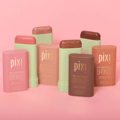 Pixi On The Glow Bronze Tinted Moisturizer Stick Bronzer Soft Glow 0.6oz - Imperfect Box