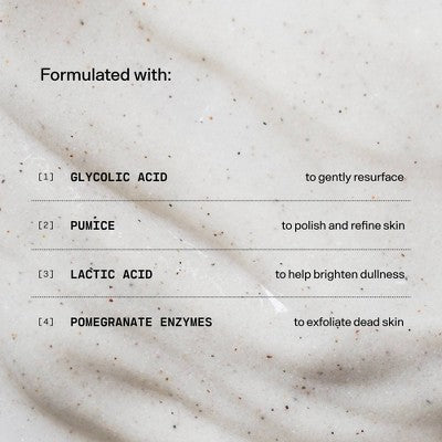 Versed Buff It Out AHA Unscented Exfoliating Body Scrub 8 fl oz - Imperfect Container