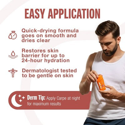 Carpe Men's 100H Sweat & Odor Control Antiperspirant Deodorant Amber Dusk 1.76oz - New