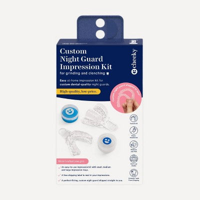 Cheeky Oral Care Custom Mouth Guard & Dental Impression Kit for Teeth Grinding & Clenching - Imperfect Box
