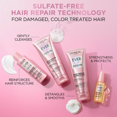 L'Oreal Paris EverPure Sulfate Free Bond Repair Color Care Conditioner 6.8 fl oz - New