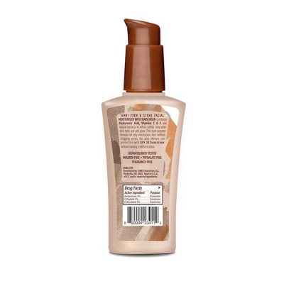 AMBI Even and Clear Daily Facial Moisturizer SPF 30 0.35 fl oz - New