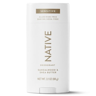 Native Sensitive Men's Deodorant Sandalwood & Shea Butter 3.1 oz - New
