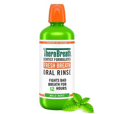 TheraBreath Fresh Breath Mouthwash 33.8 fl oz - Imperfect Container