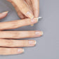 Dashing Diva Glaze Semi-Cured Gel Nail Polish Strips Starter Kit Clear 32ct - Imperfect Box