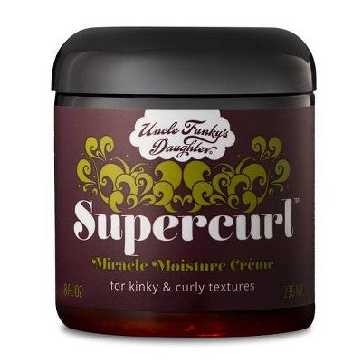 Uncle Funky's Daughter Super Curl Miracle Moisture Cream Hair Treatment 8 fl oz - New