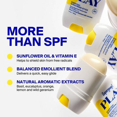 Supergoop! PLAY Everyday Sunscreen Stick SPF 50 1.4oz - Imperfect Container