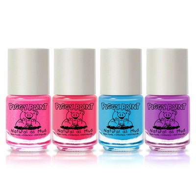 Piggy Paint Nail Polish Set 0.48 fl oz Natural as Mud 4pk - Imperfect Box