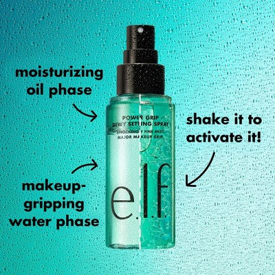 e.l.f. Power Grip Dewy Setting Spray 2.7 fl oz - New