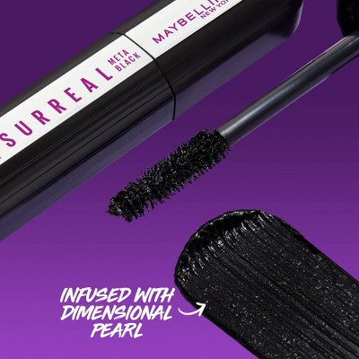 Maybelline The Falsies Surreal Extensions Mascara 165 Washable Meta Black 0.33 fl oz - Imperfect Box