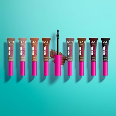 NYX Professional Makeup Thick It Stick It Brow Gel Mascara Auburn 0.03 fl oz - New