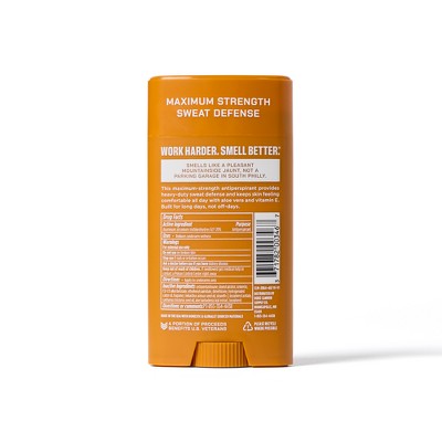 Duke Cannon Supply Co. Trench Warfare Deodorant Stick Sawtooth 3oz - Imperfect Container