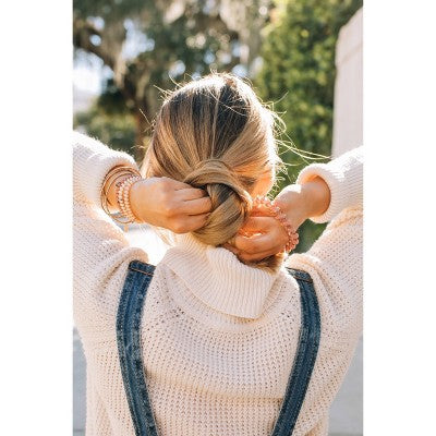 TELETIES For the Love of Nudes Large Hair Ties 3pc - Imperfect Box