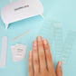 Dashing Diva Glaze Semi-Cured Gel Nail Polish Strips Starter Kit Clear 32ct - Imperfect Box