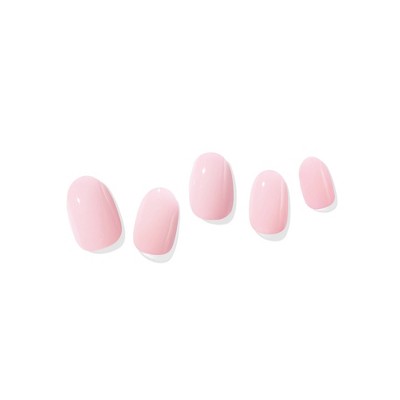 Dashing Diva Glaze Semi-Cured Gel Nail Polish Strips Starter Kit Lovely Pink 32ct - Imperfect Box