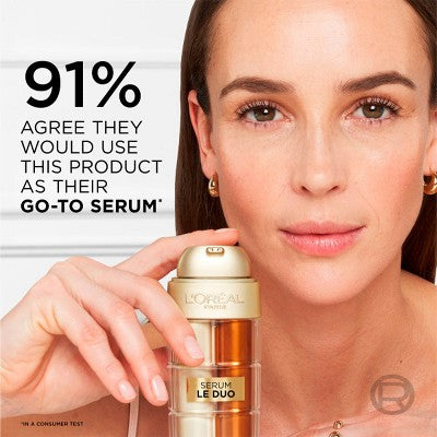 L'Oreal Paris Age Perfect Le Duo Skin Renewing & Vitamin C Serum 1 fl oz - Imperfect Box