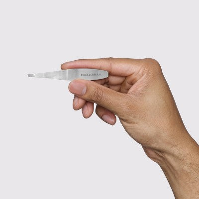 Tweezerman No Slip Wide Grip Slant Tweezer - New