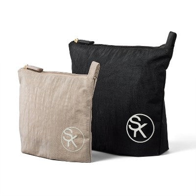Sonia Kashuk Travel Makeup Bag Pouch Set 2pc - New