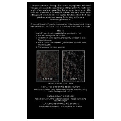 Kristin Ess Hair Gloss in Bittersweet Semi Permanent Dye + Toner 4 fl oz - Imperfect Box
