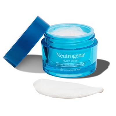 Neutrogena Hydro Boost Hyaluronic Acid Night Pressed Face Serum 1.7oz - Imperfect Box