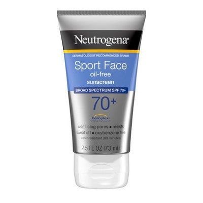 Neutrogena Ultimate Sport Sunscreen Face Lotion SPF 70 2.5 fl oz - Imperfect Container