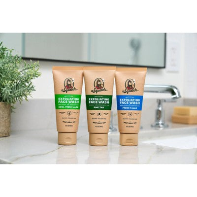 DR. SQUATCH Men's Natural Face Wash Pine Tar 4oz - New