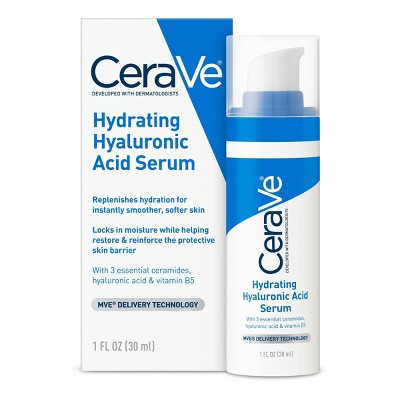 CeraVe Hydrating Hyaluronic Acid Face Serum 1 fl oz - Missing Box