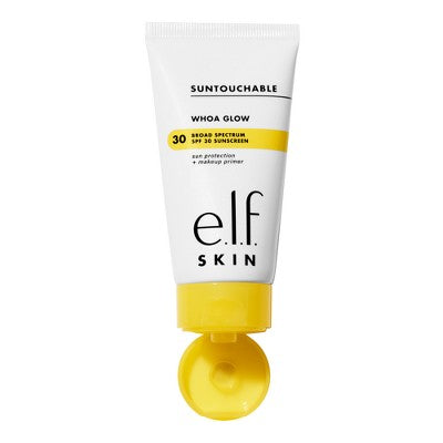 e.l.f. SKIN Suntouchable Whoa Glow Sunscreen & Primer Sunburst SPF 30 1.69 fl oz - Imperfect Box
