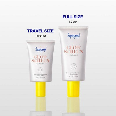 Supergoop! Glowscreen Sunset Hydrating Glowy Tinted Primer Sunscreen SPF 40 1.7 fl oz  - Imperfect Box
