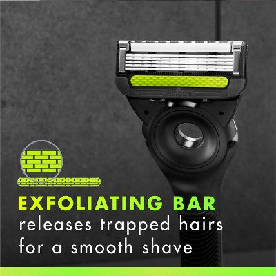 GilletteLabs Value Pack Razor Handle + 5 Blade Refills - Imperfect Box