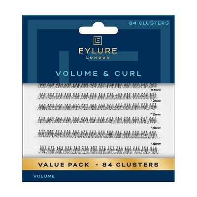 Eylure Volume & Curl Clusters False Eyelashes 84ct - Imperfect Box