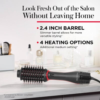 Revlon One-Step Volumizer PLUS Hair Dryer and Hot Air Brush  Black - Imperfect Box