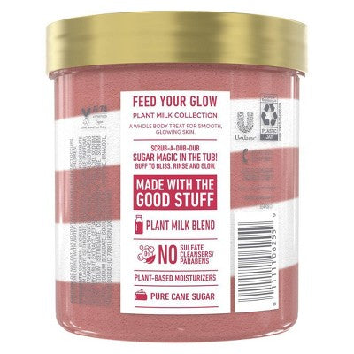 Dove Beauty Body Sugar Scrub Oat Milk & Berry Brulee 15oz - Imperfect Container