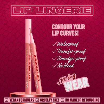 NYX Professional Makeup Lip Lingerie Lip Liner Stain 07 Cuff Me 0.03 fl oz. - Imperfect Box