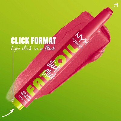 NYX Professional Makeup Fat Oil Slick Click Tinted Lip Balm Dm Me 0.07oz - New