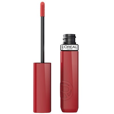 L'Oreal Paris Infallible Lacque Resistance Liquid Lipstick Drunk in Rose 0.13 fl oz - New