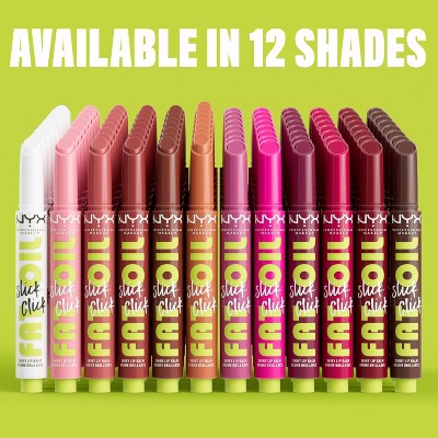 NYX Professional Makeup Fat Oil Slick Click Tinted Lip Balm Dm Me 0.07oz - New