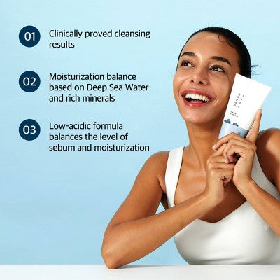 Round Lab 1025 Dokdo Cleanser Korean Skincare for Gentle Cleansing 150ml - Imperfect Box