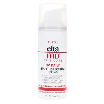 EltaMD UV Daily Broad-Spectrum SPF 40 Tinted Moisturizing Facial Sunscreen 1.7 oz - Imperfect Box