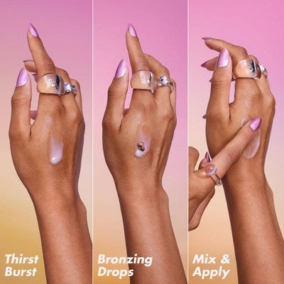 e.l.f. SKIN The Hottest Drops Duo Bronzing Drops & Holy Hydration 2ct/0.33 fl oz - Imperfect Box