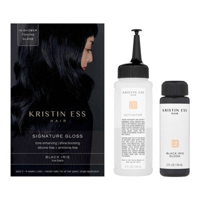 Kristin Ess Signature Hair Gloss Black Iris 4 fl oz - Imperfect Box