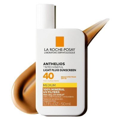 La Roche Posay Anthelios 40 Tinted Mineral Light-Fluid Sunscreen 1.7 fl oz - Imperfect Box