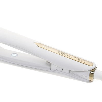 Kristin Ess Titanium Flat Iron Hair Straightener and Curler Dual Voltage 1.25" - Imperfect Box