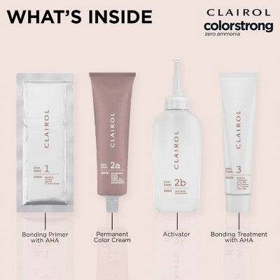 Clairol ColorStrong Permanent Hair Color Dye Kit 6 Light Brown - Imperfect Box