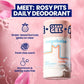 Megababe Rosy Pits Daily Solid Deodorant 2.6oz - New