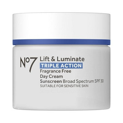 No7 Lift & Luminate Triple Action Day Cream SPF 30 1.69 fl oz - Missing Box