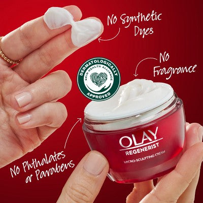 Olay Regenerist Face Moisturizer Micro-Sculpting Cream 1.7oz - Imperfect Box