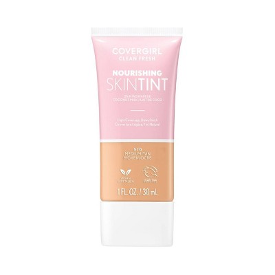 COVERGIRL Clean Fresh Skin Milk Foundation Dewy Finish 570 Medium/Tan 1 fl oz - Imperfect Container