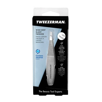 Tweezerman No Slip Wide Grip Slant Tweezer - New