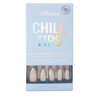 Chillhouse Chill Tips Press-On Fake Nails Tipsy Tinsel 24ct - Imperfect Box